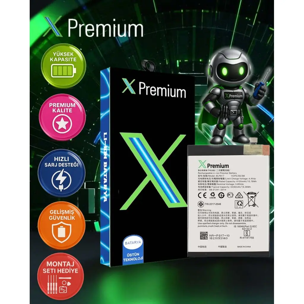 Xpremium Oppo A15 / A15S BLP817 Batarya Pil – Süper Yüksek Kalite 4230 mAh