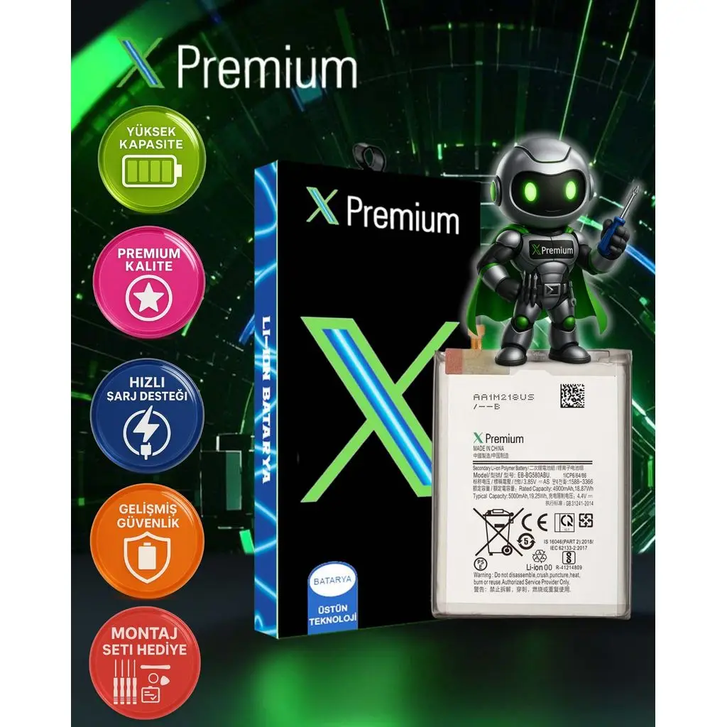 Xpremium Samsung A5 2015 A500 Batarya Pil Süper Yüksek Kalite 2300 mAh