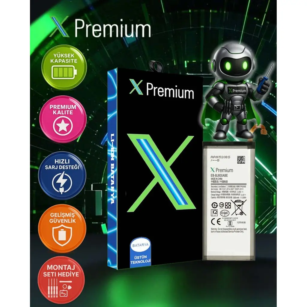 ​​Xpremium Samsung J6 SM-J600 Batarya Pil – 3000 mAh