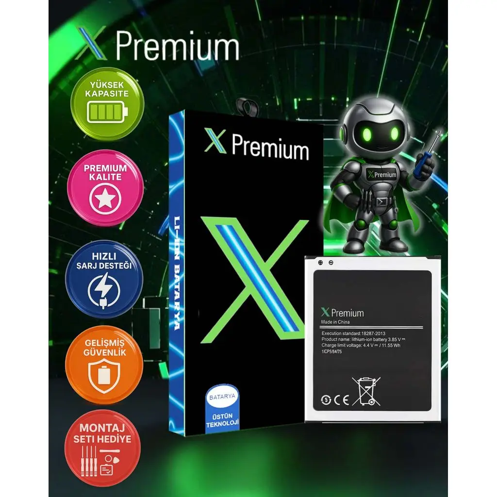 Xpremium Samsung J7 2015 SM-J700 Batarya Pil Süper Yüksek Kalite 2700 mAh