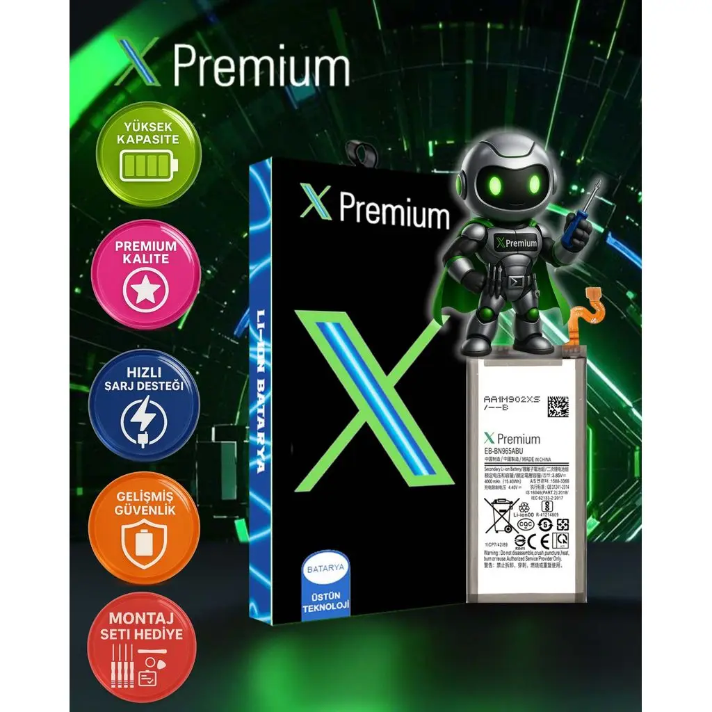 Xpremium Samsung Note 9 (SM-N960) 4000mAh Yüksek Kalite Batarya