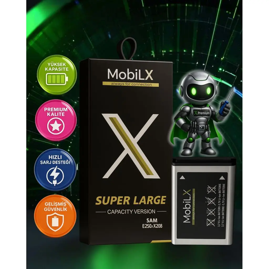 Xpremium Samsung X208 / E250 Uyumlu Batarya Pil