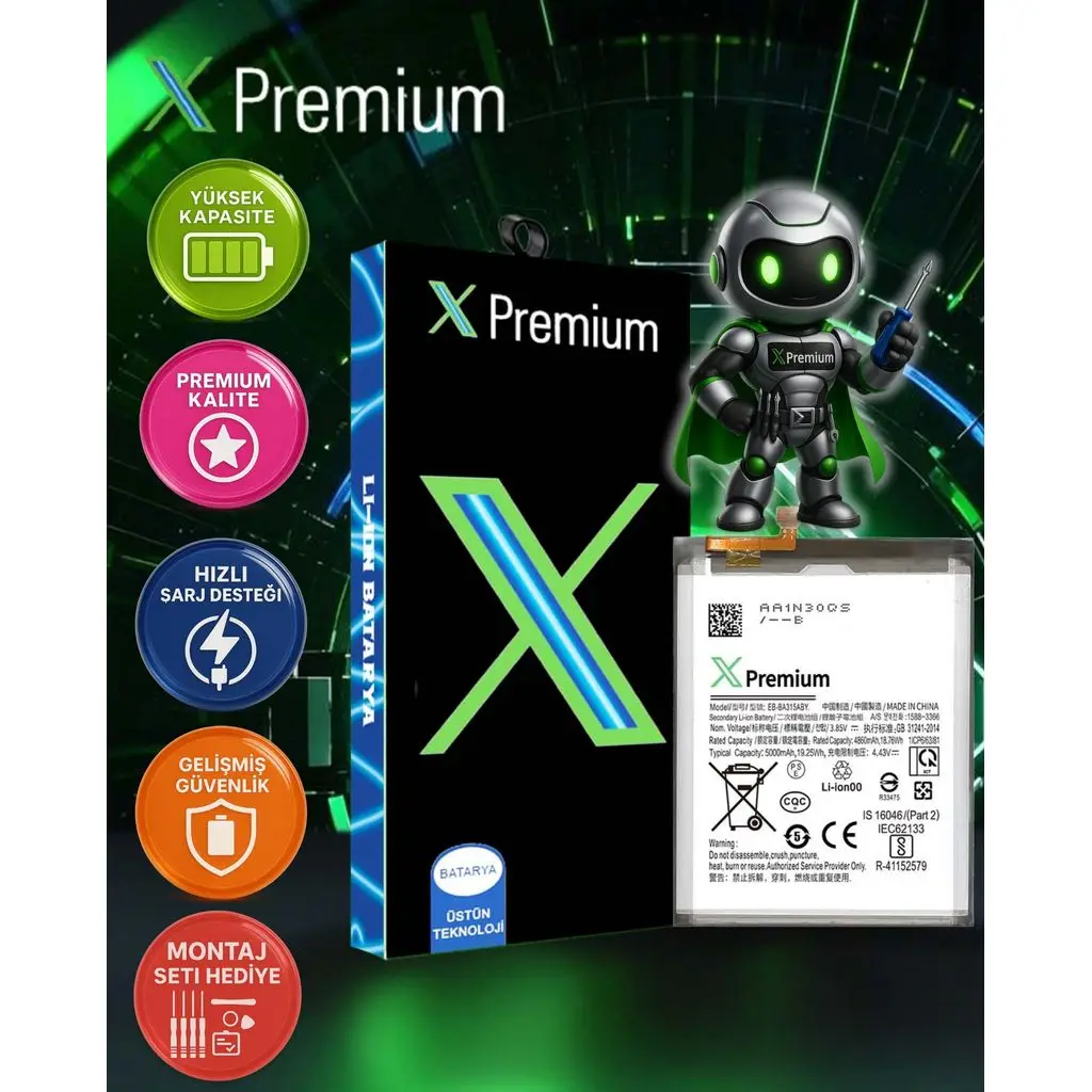 Xpremium TCL Plex T780 Uyumlu Batarya Pil Süper Yüksek Kalite 3820 mAh