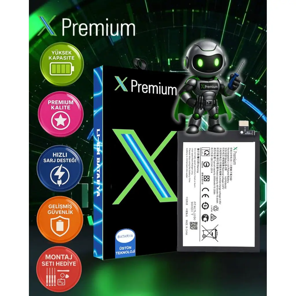 ​Xpremium Vivo Y53s / Y51 2020 Batarya Pil Süper Yüksek Kalite B-O8