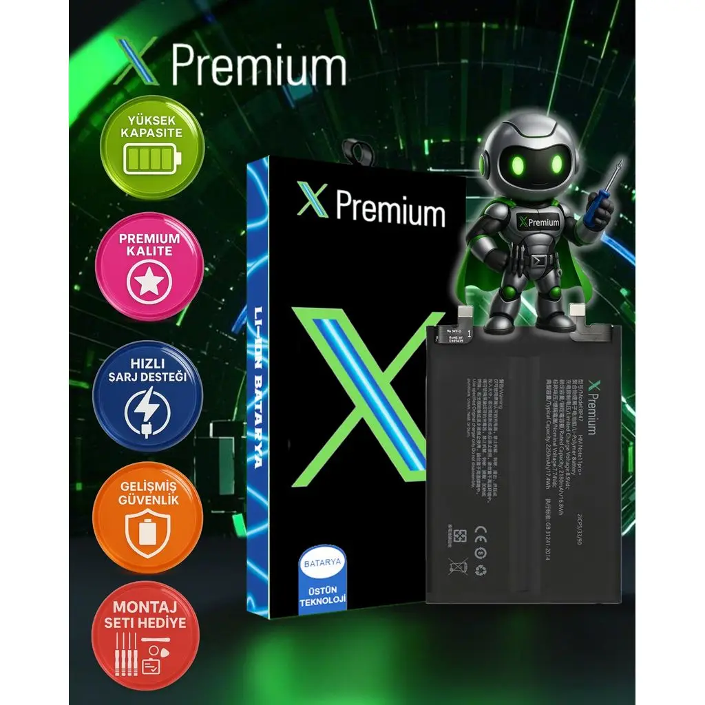 Xpremium Xiaomi Redmi Note 11 Pro Plus BP47 Batarya Pil Süper Yüksek Kalite 4500 mAh